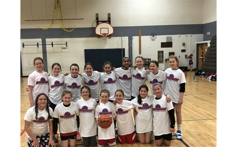 Congrats to 5th grade girls - 2019-20 Metrowest Champs!! 